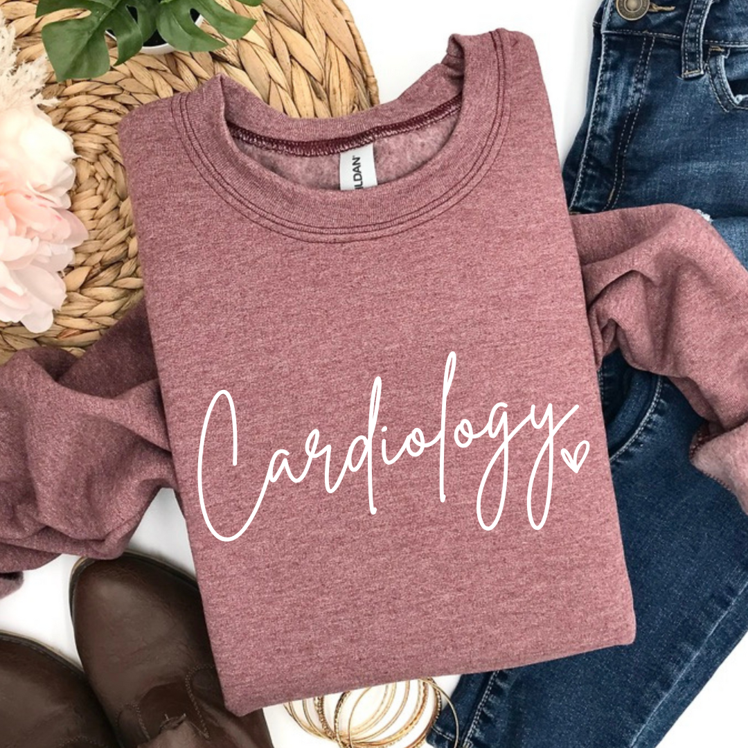 Health Care Script Crewneck Sweatshirts