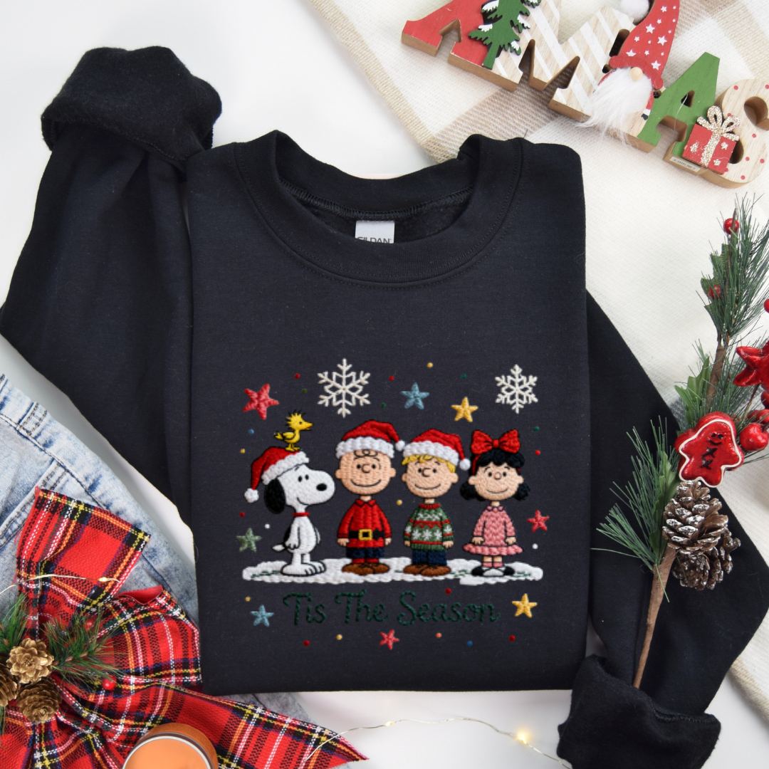 Faux Embroidery Charlie Brown Tees/Crewnecks