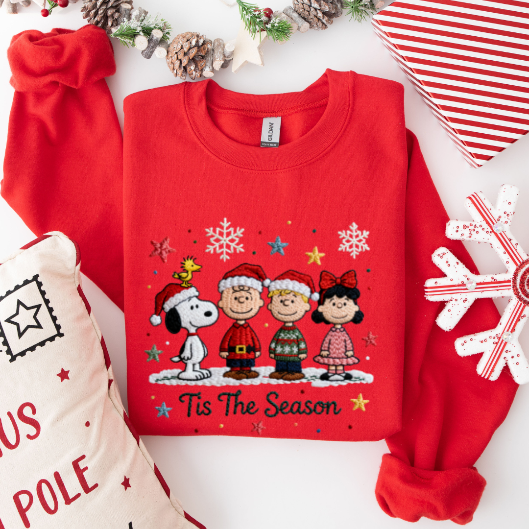 Faux Embroidery Charlie Brown Tees/Crewnecks