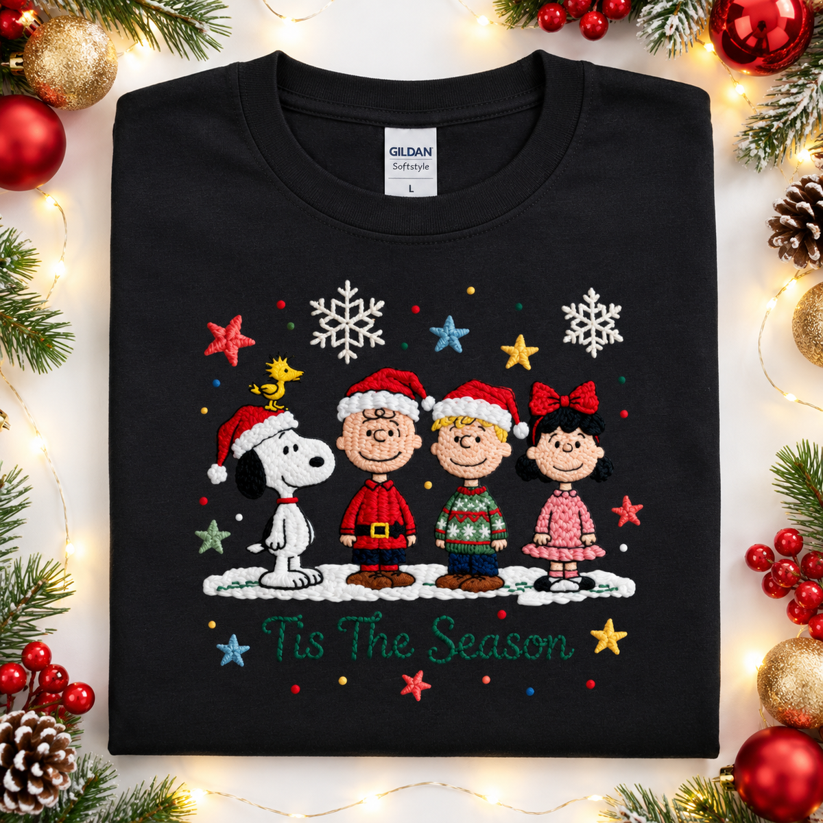 Faux Embroidery Charlie Brown Christmas