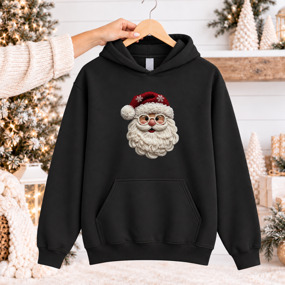 Faux Yarn Red Santa