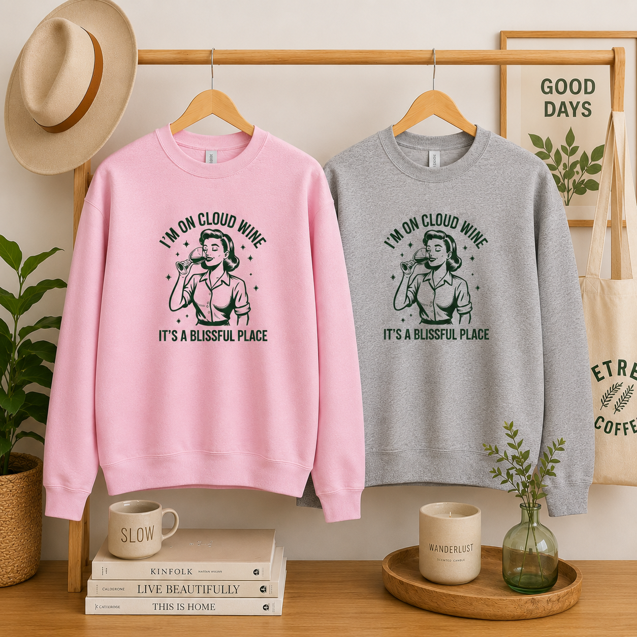 Cloud Wine Tees/Crewnecks/Hoodies