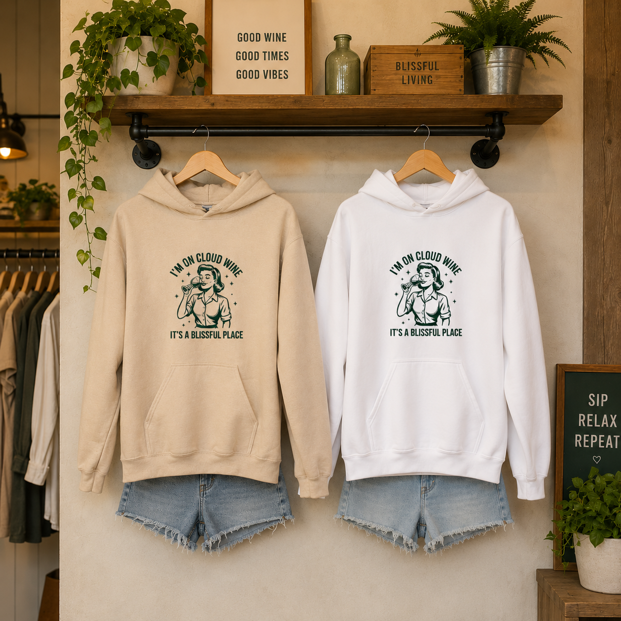 Cloud Wine Tees/Crewnecks/Hoodies