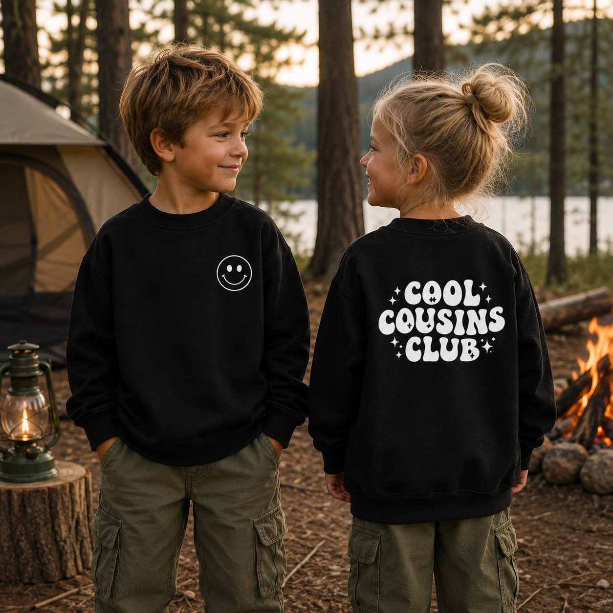 Cool Cousins Club Kids Tees + Crewnecks
