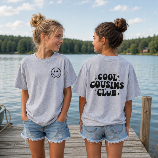 Cool Cousins Club Kids Tees + Crewnecks