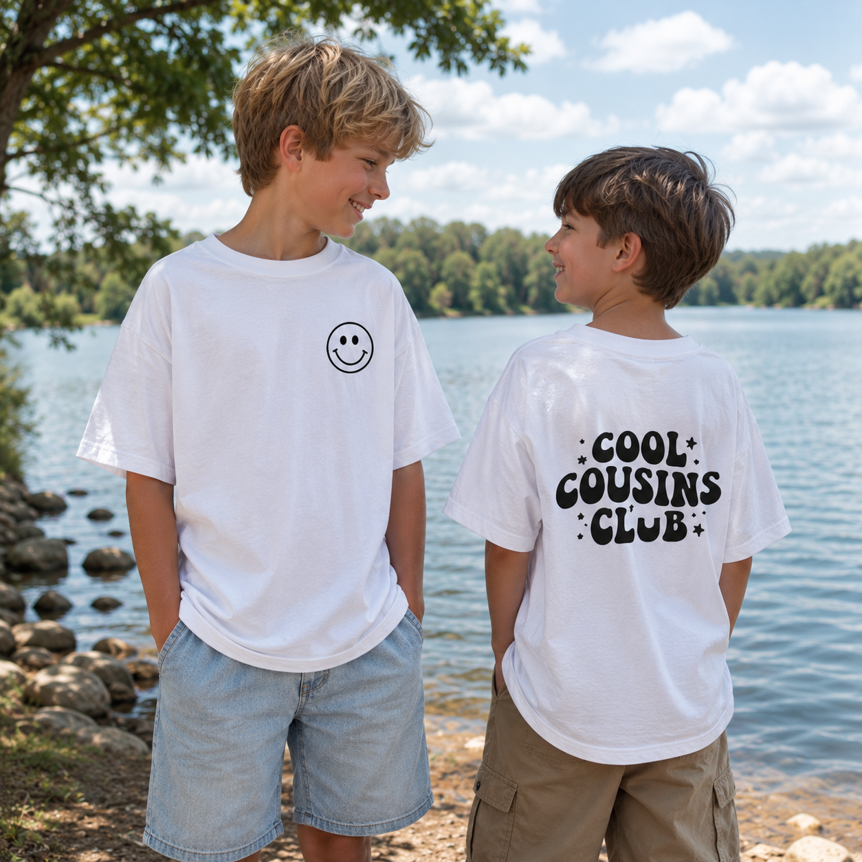 Cool Cousins Club Kids Tees + Crewnecks