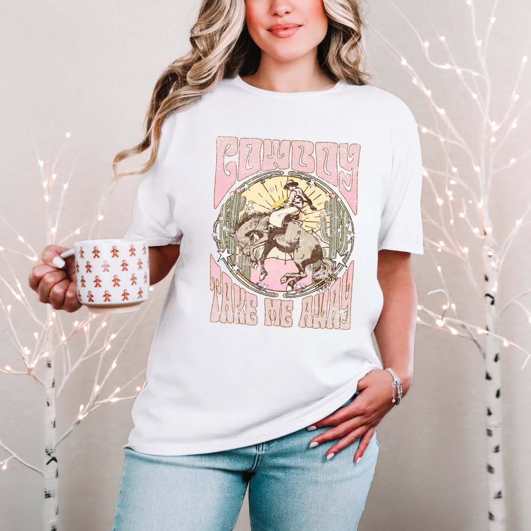Cowboy Take Me Away Relaxed Fit Tees