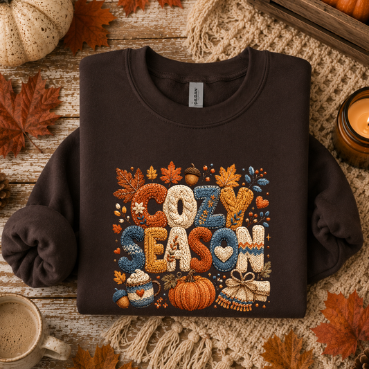 Cozy Season Crewnecks + Hoodies