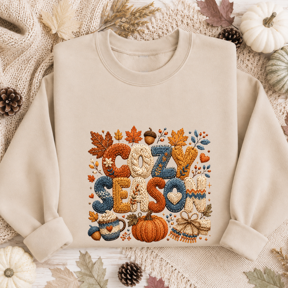 Cozy Season Crewnecks + Hoodies