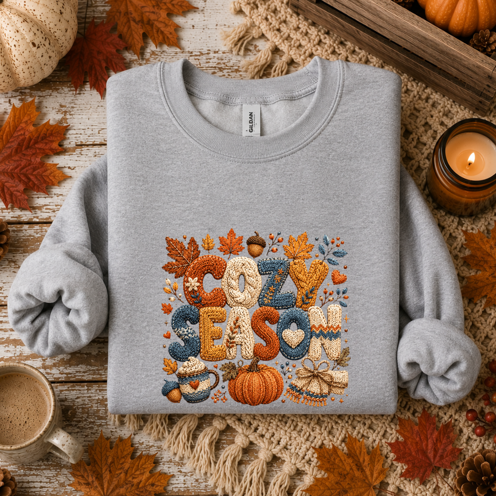 Cozy Season Crewnecks + Hoodies