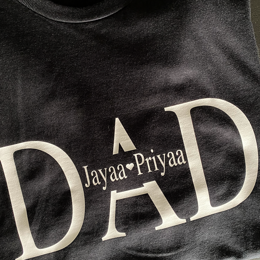 Mom - Dad - Grandma - Grandpa, Etc. Personalized Tees