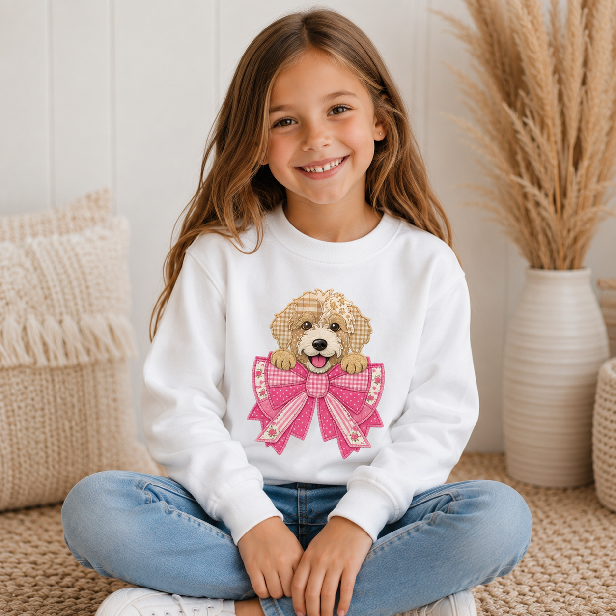 Faux Patchwork Doodle Tees/Crewnecks/Hoodies