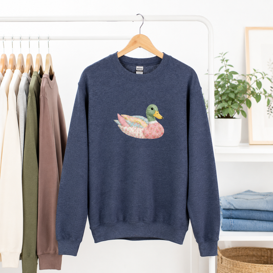 Faux Quilted Patchwork Duck Tees/Crewnecks/Hoodies
