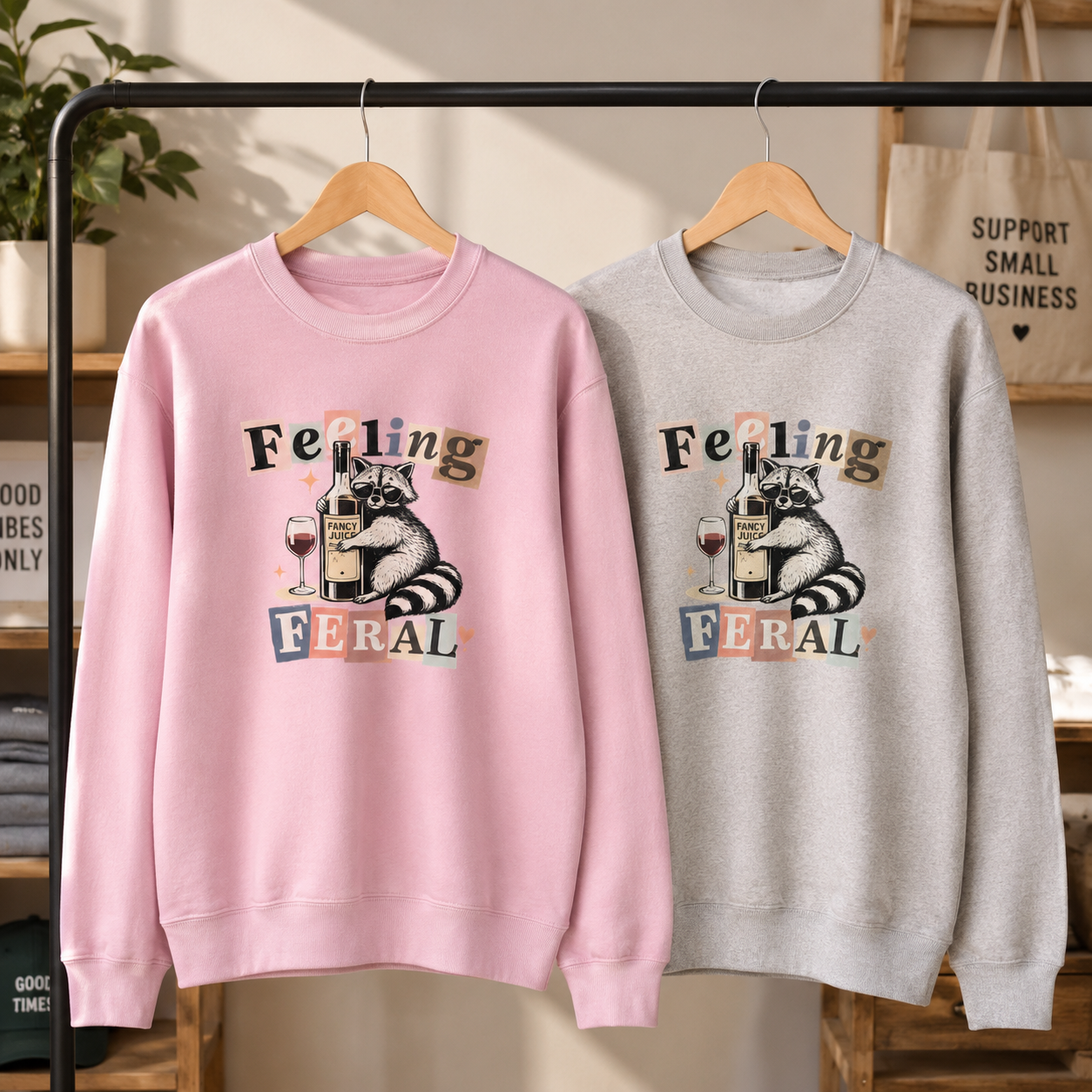 Feeling Feral Tees/Crewnecks/Hoodies