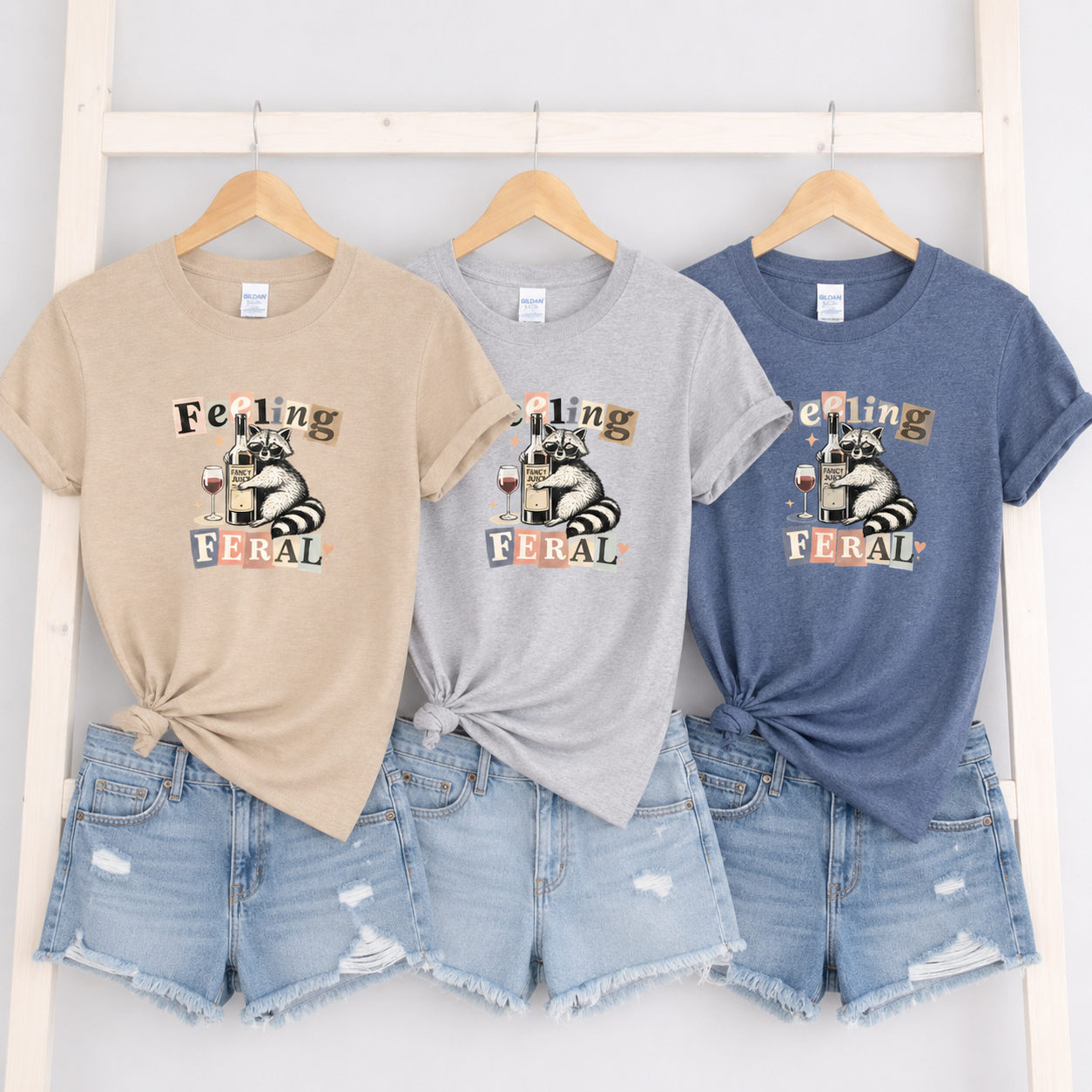 Feeling Feral Tees/Crewnecks/Hoodies