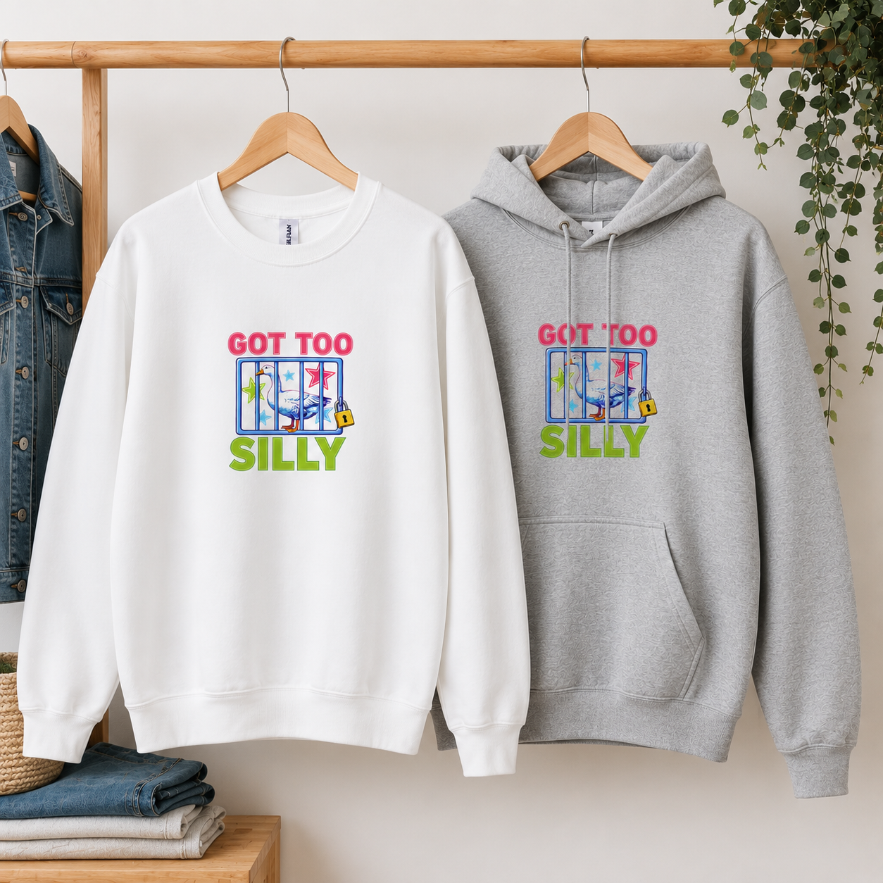 Got Too Silly Tees/Crewnecks/Hoodies