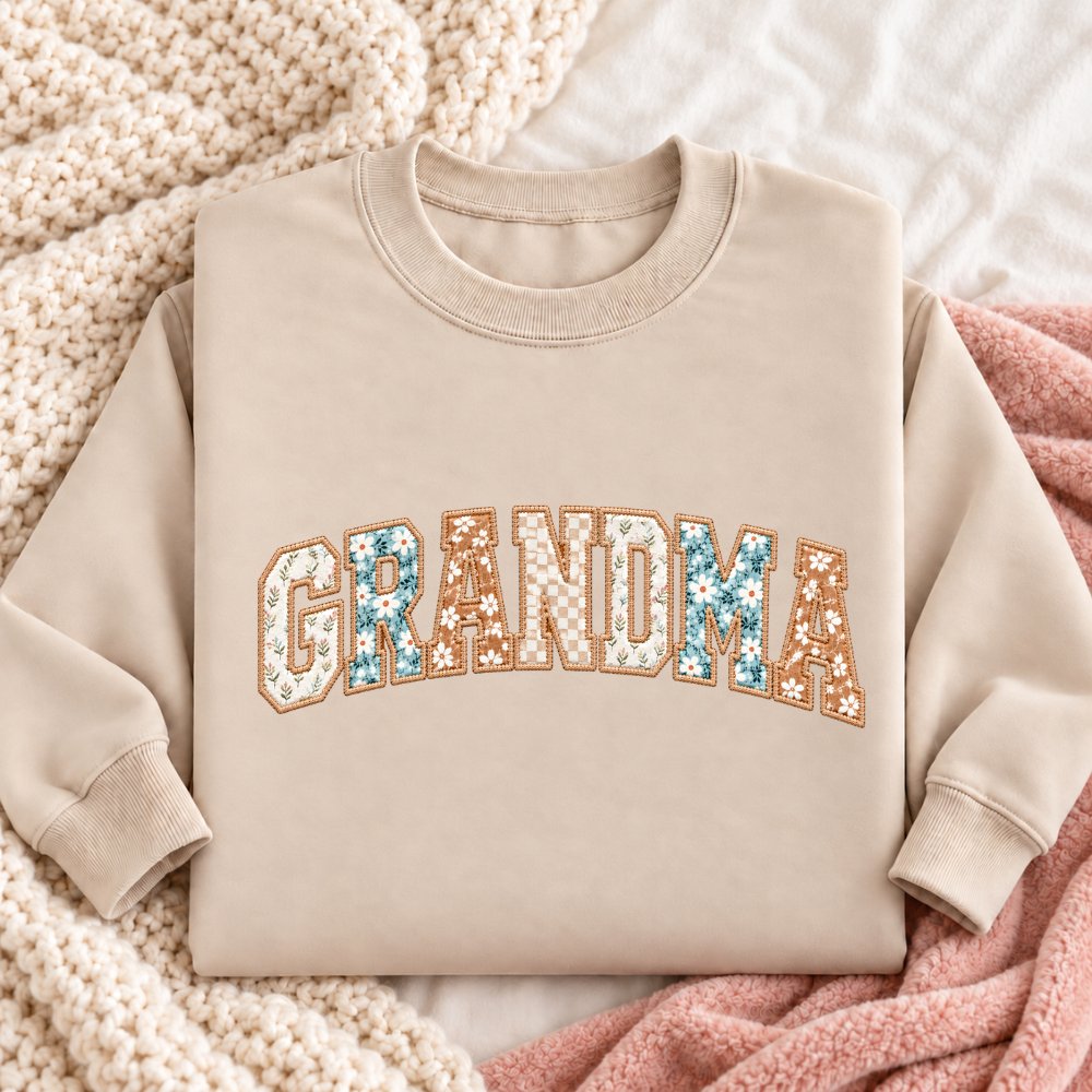GRANDMA Faux Patchwork