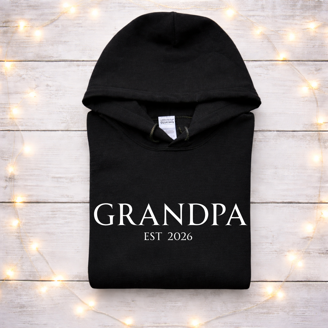 Grandpa Est 2026 Tees/Crewnecks/Hoodies