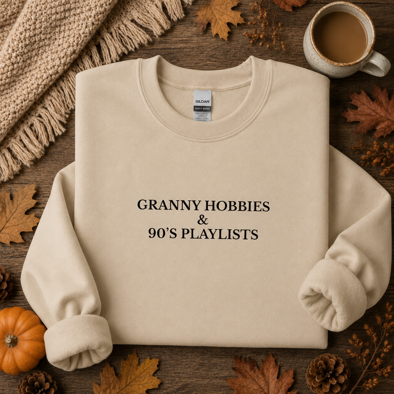 Granny Hobbies & 90s Playlists Tees/Crewnecks/Hoodies