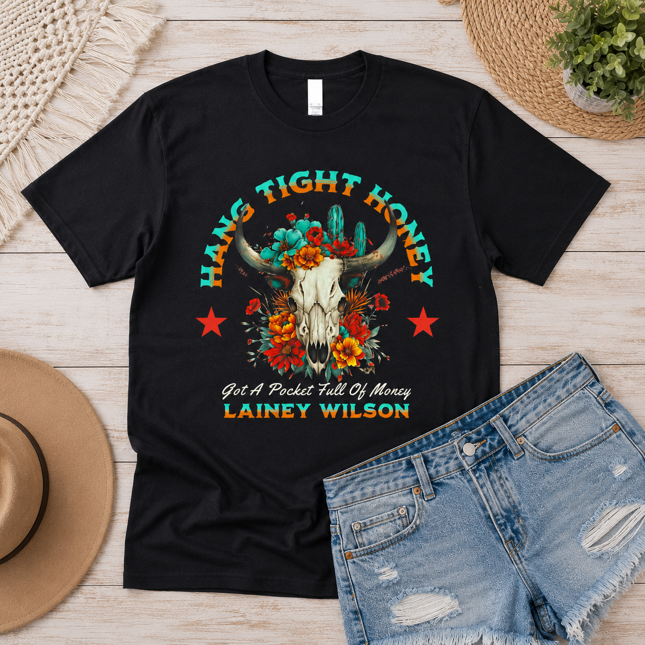 Lainey Hang Tight Honey Tees/Crewnecks/Hoodies