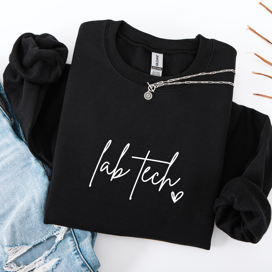 Health Care Script Crewneck Sweatshirts