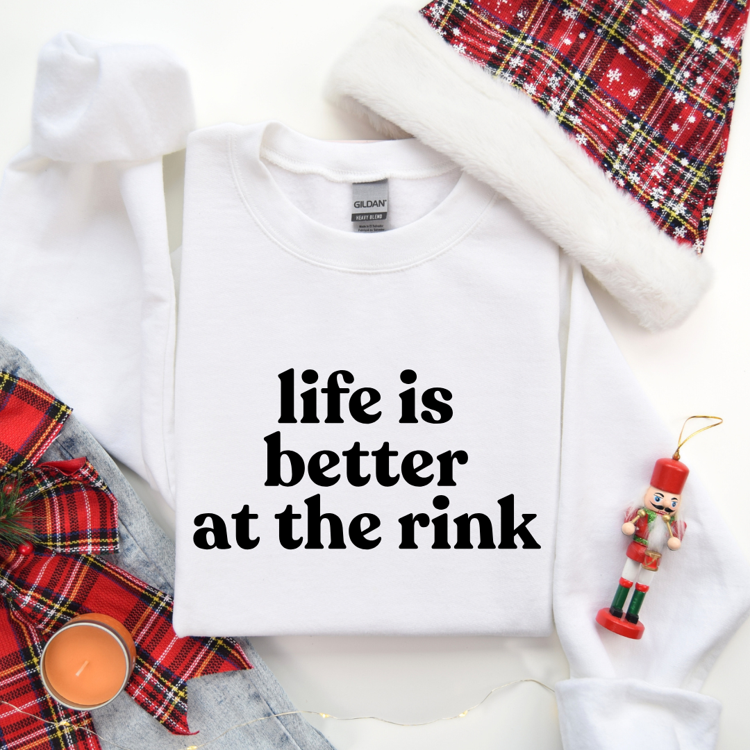 Life Is Better at the Rink Kids Tees/Crewnecks