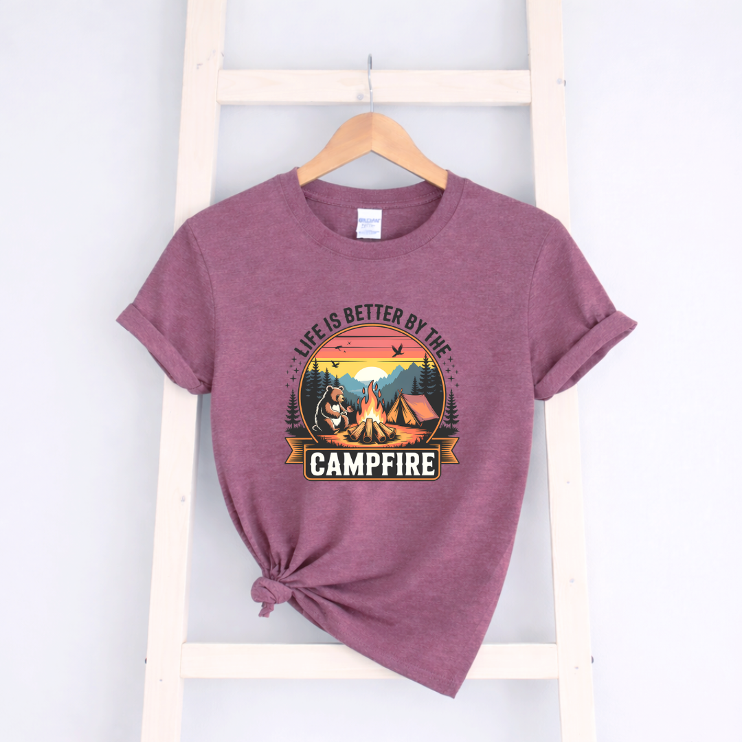 Life Is Better By The Campfire Adult Tees/Crewnecks/Hoodies