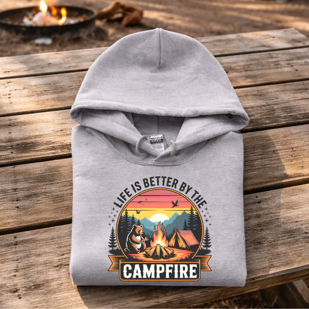 Life Is Better By The Campfire Adult Tees/Crewnecks/Hoodies