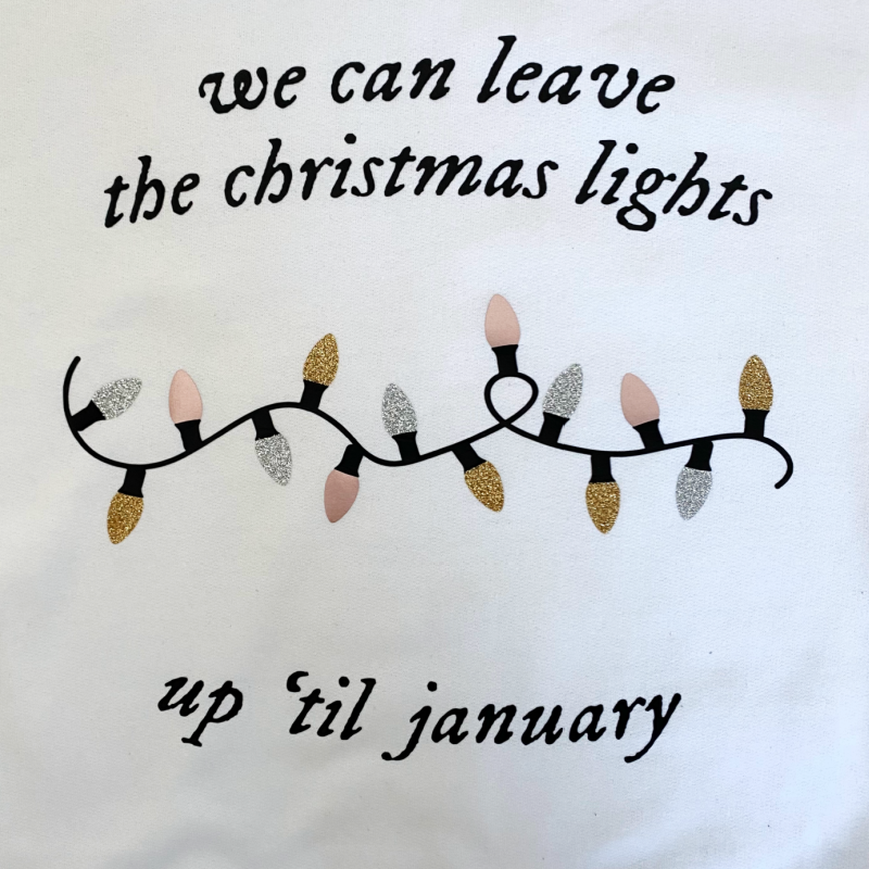 Swiftie Inspired Christmas Lights Crewnecks