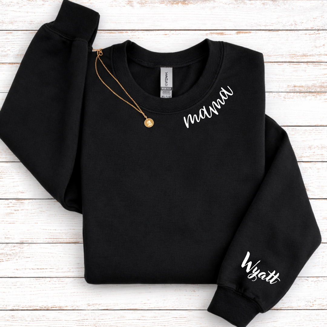 Personalized Collar Crewnecks w/ Names
