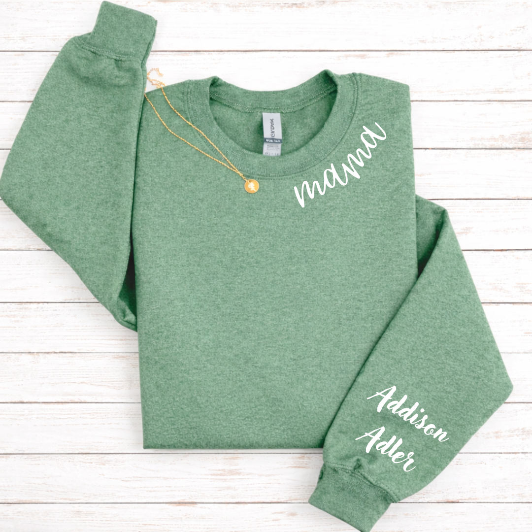 Personalized Collar Crewnecks w/ Names