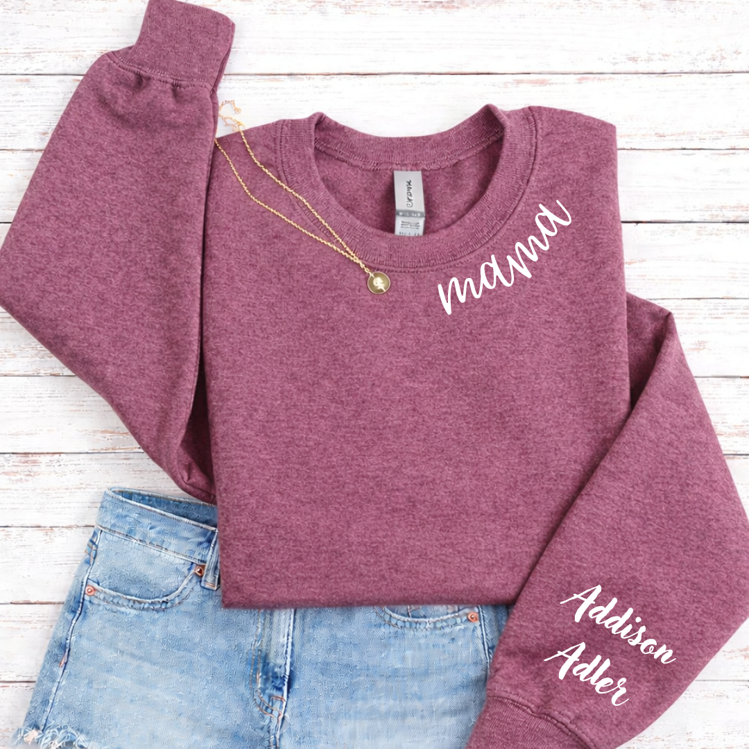 Personalized Collar Crewnecks w/ Names