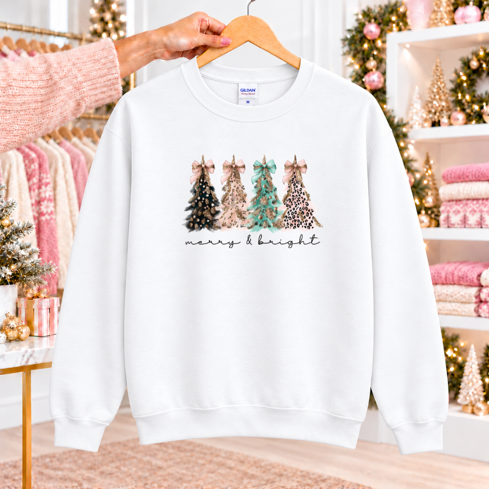 Merry & Bright Paintbrush Trees