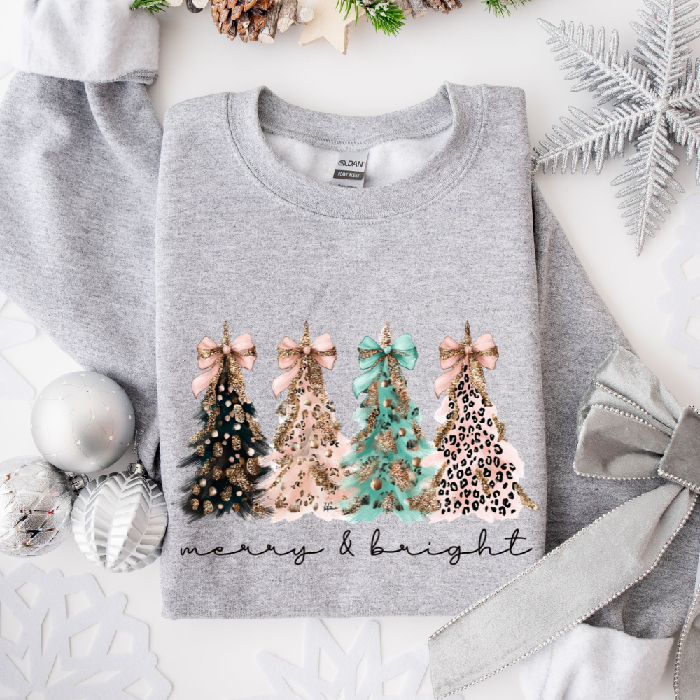 Merry & Bright Paintbrush Trees