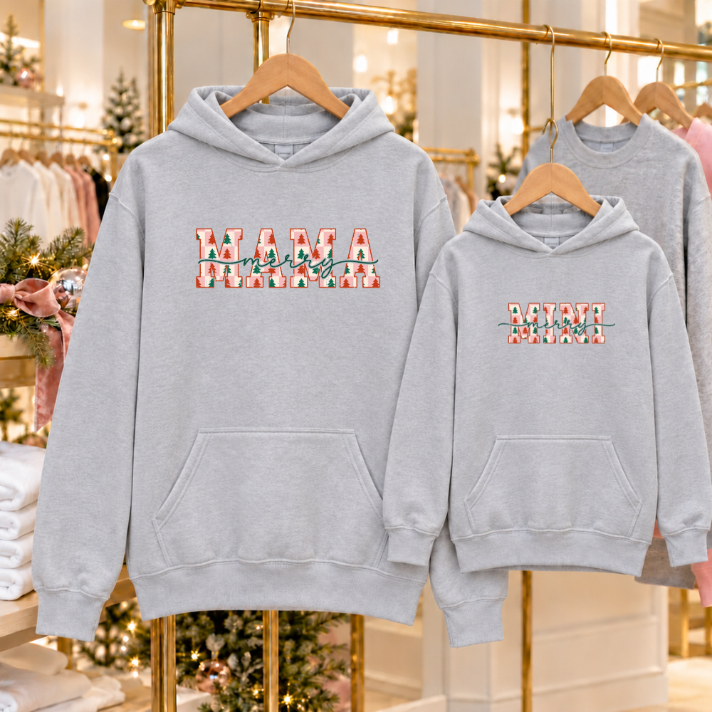 Merry Mama + Mini Christmas Shirts