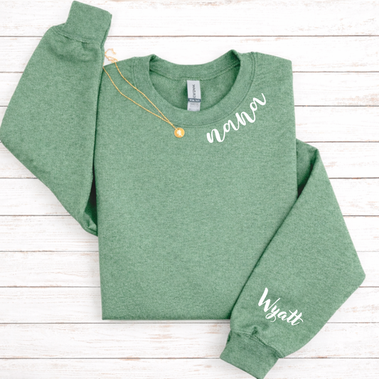 Personalized Collar Crewnecks w/ Names