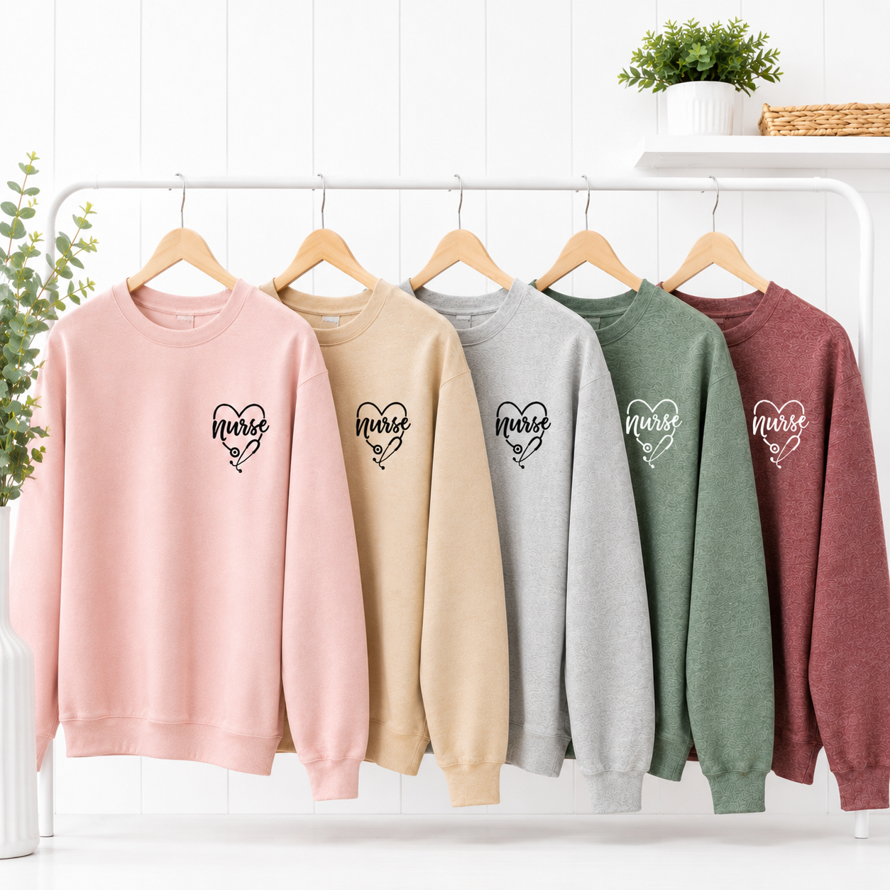 Nurse Heart Tees/Crewnecks/Hoodies