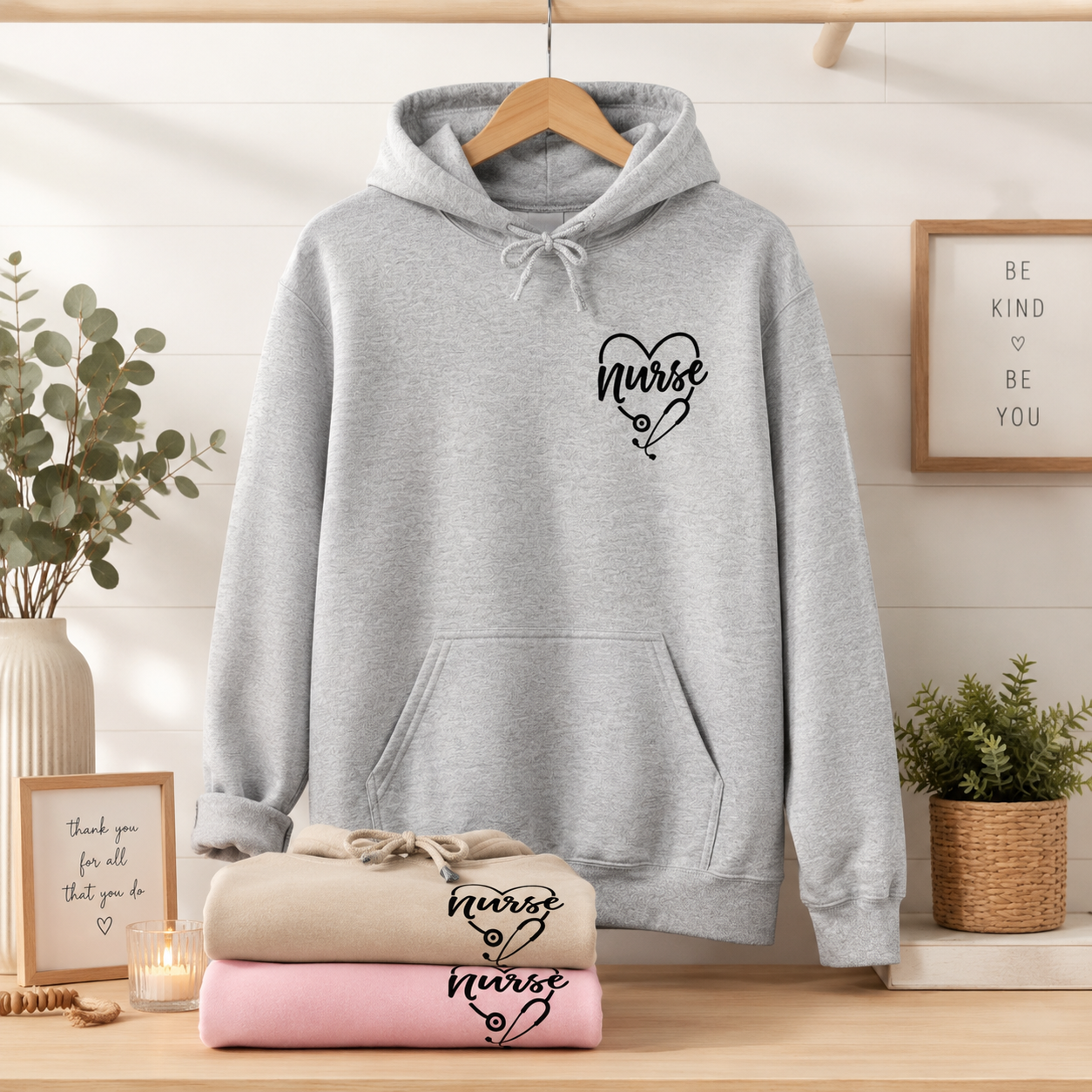 Nurse Heart Tees/Crewnecks/Hoodies