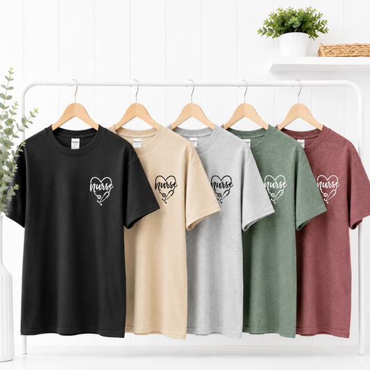 Nurse Heart Tees/Crewnecks/Hoodies