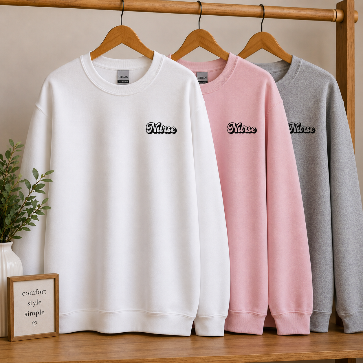 Nurse Retro Tees/Crewnecks/Hoodies