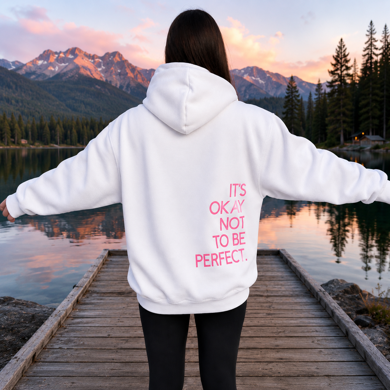 It's Okay Not To Be Perfect Hoodies