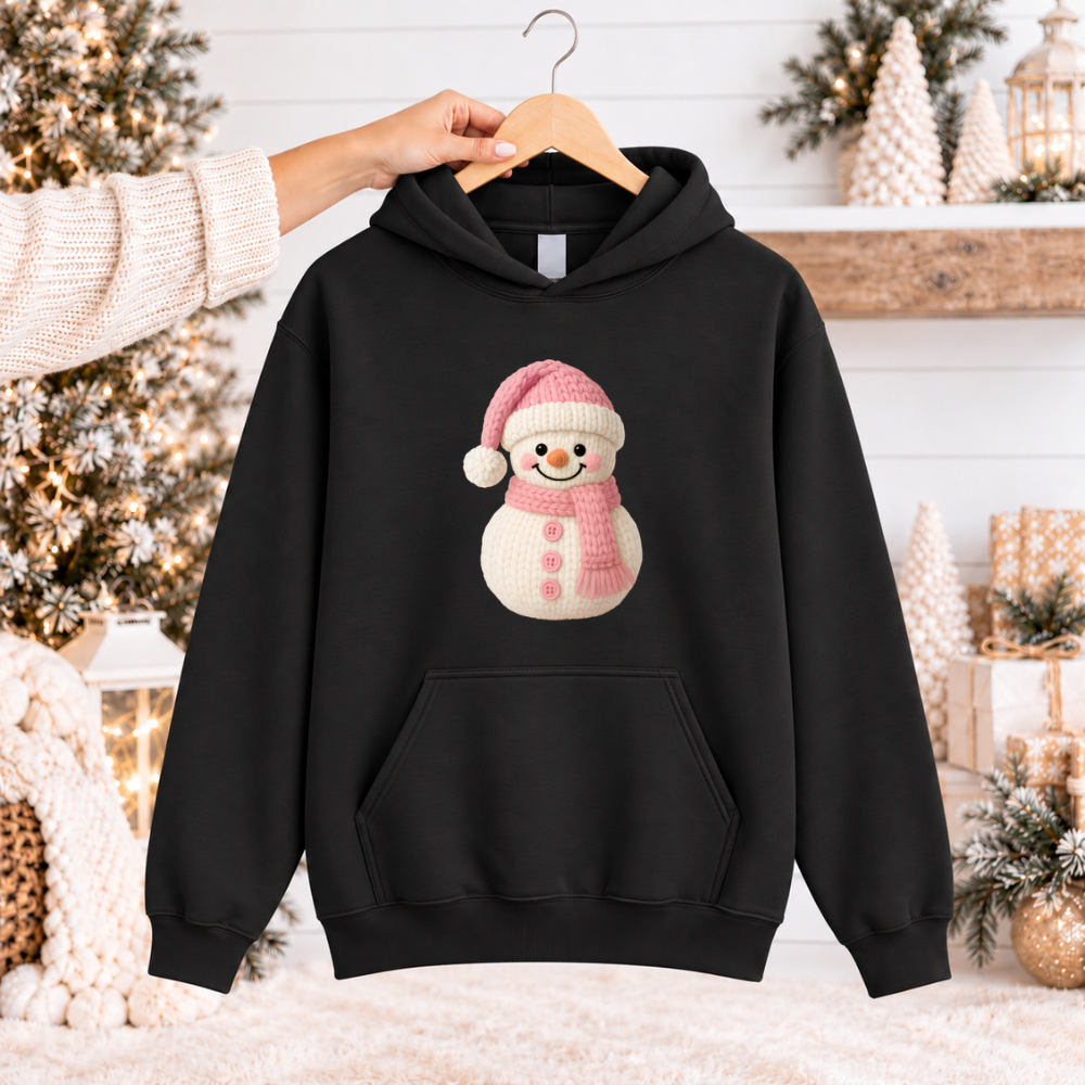Faux Yarn Snowman