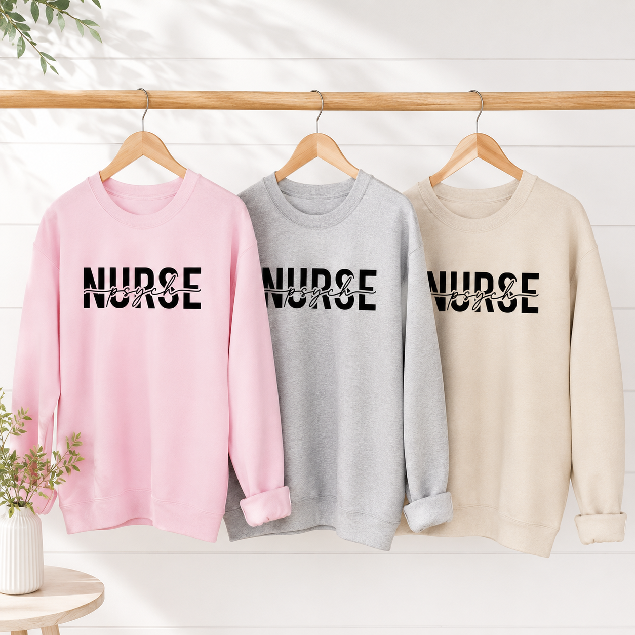 Psych Nurse Tees/Crewnecks/Hoodies