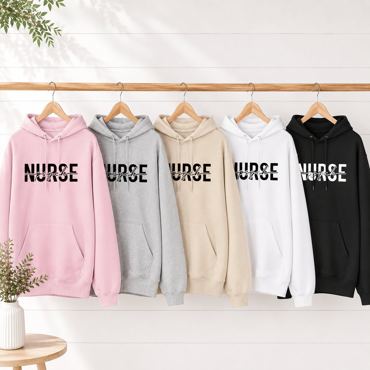 Psych Nurse Tees/Crewnecks/Hoodies