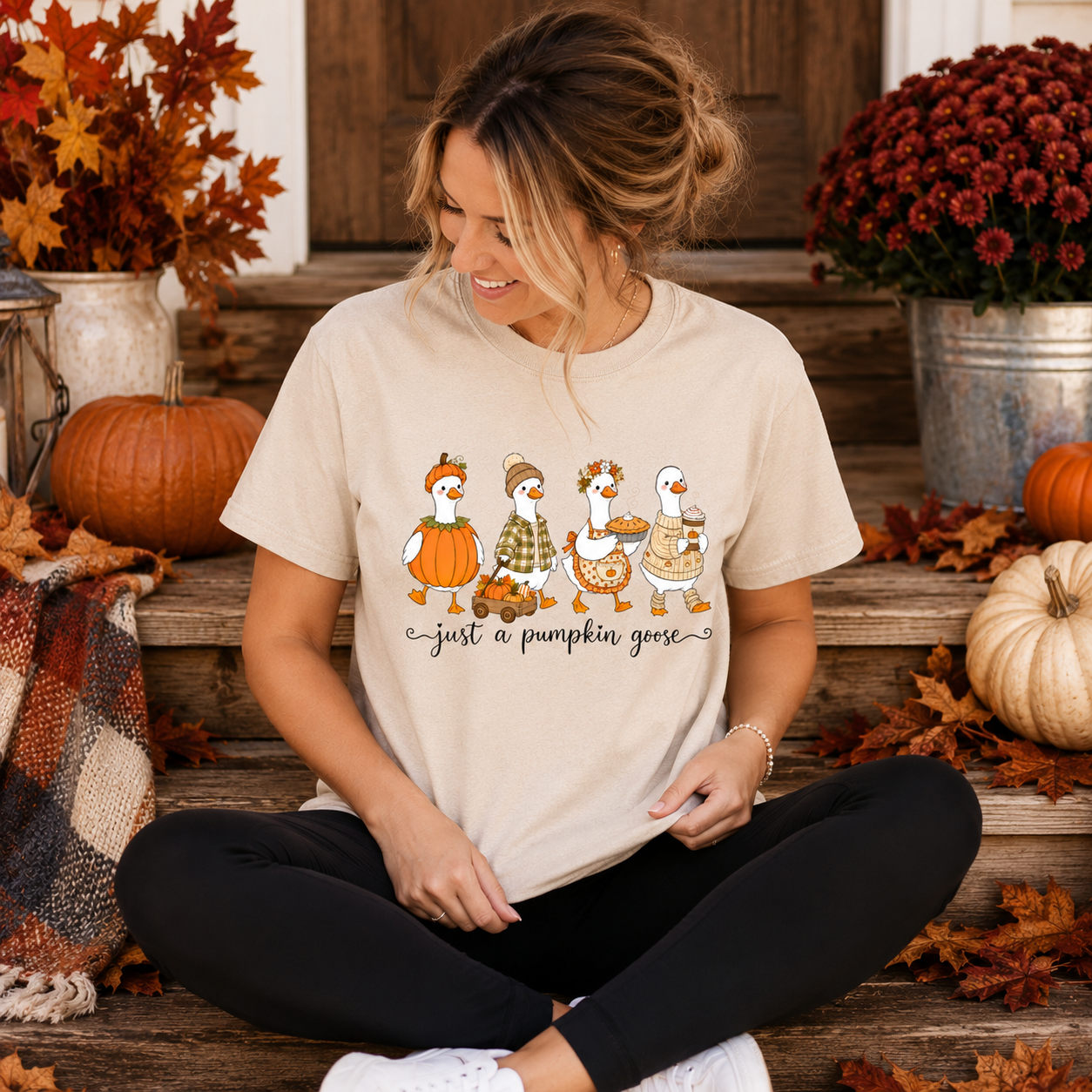 Pumpkin Goose Tees/Crewnecks/Hoodies