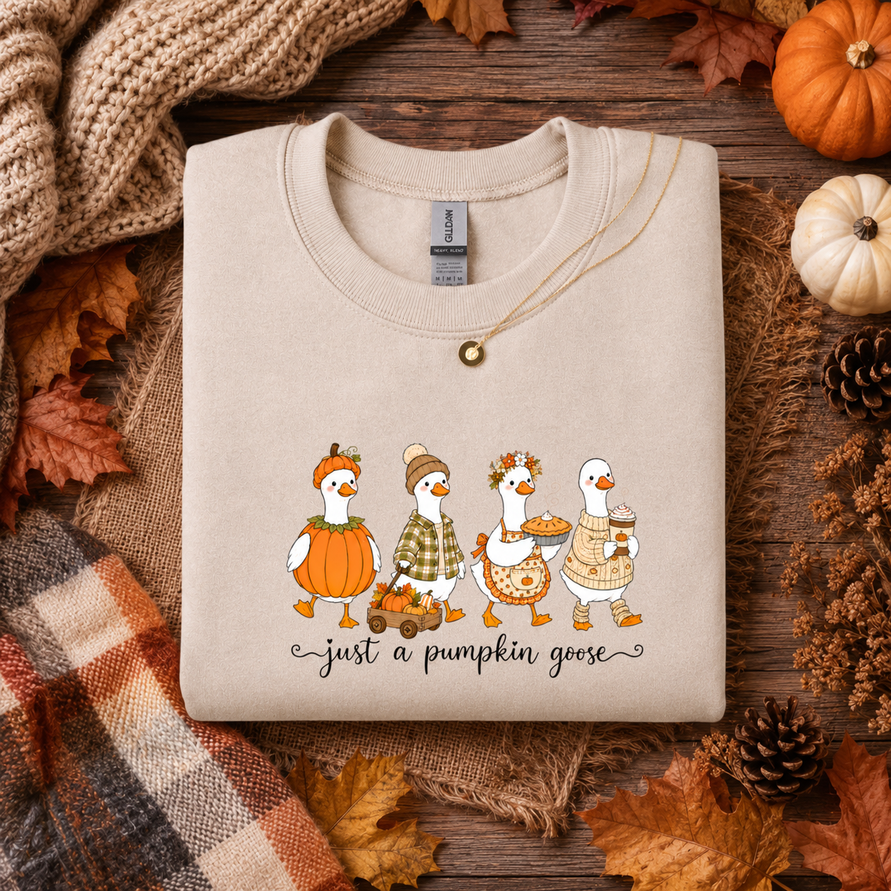 Pumpkin Goose Tees/Crewnecks/Hoodies