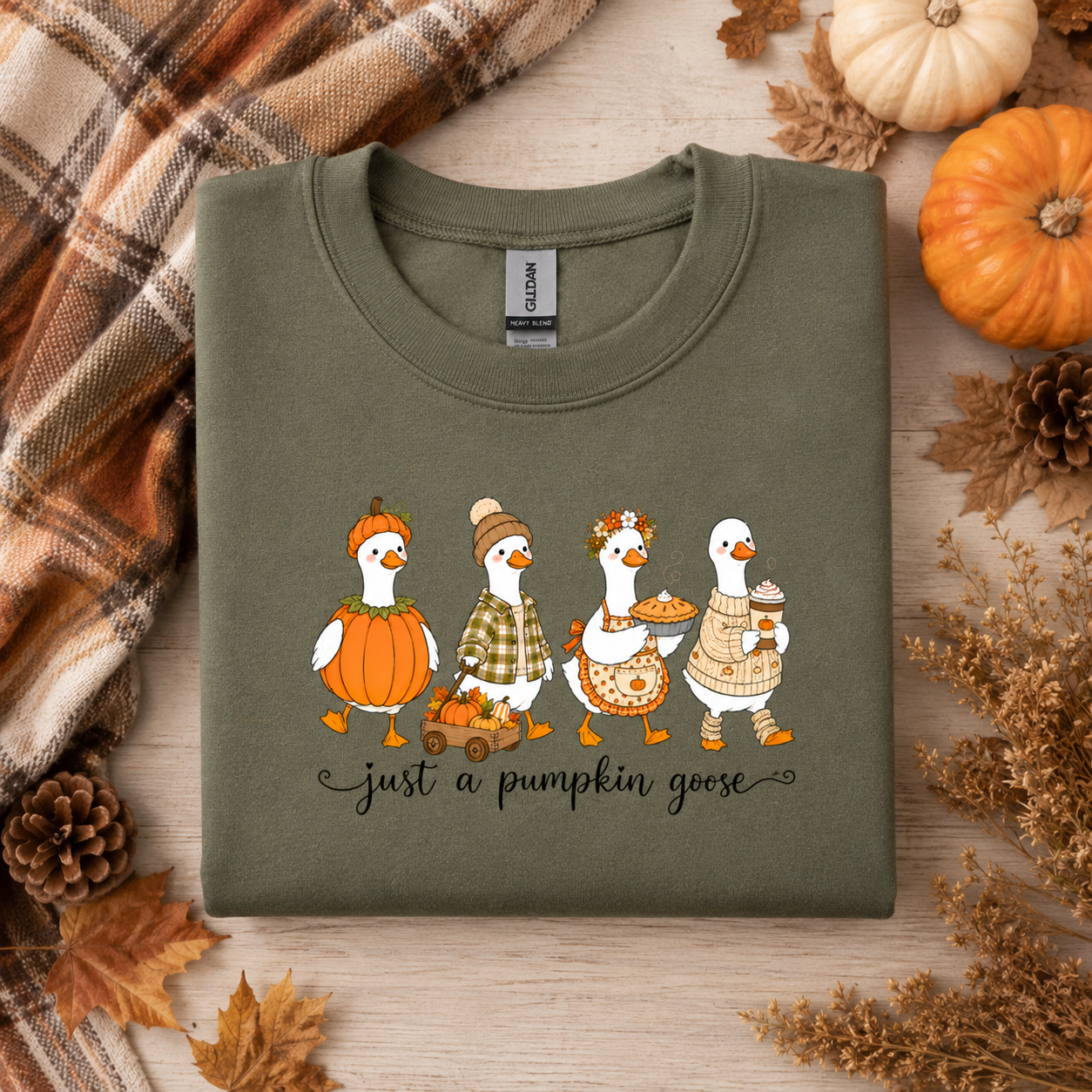 Pumpkin Goose Tees/Crewnecks/Hoodies