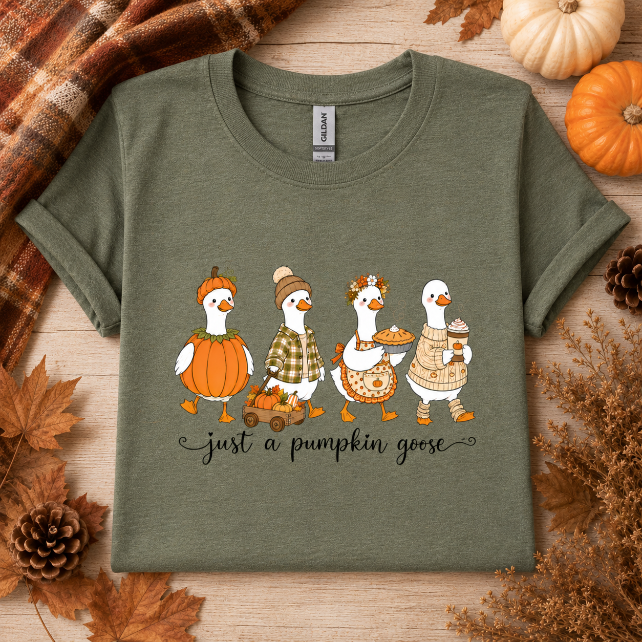 Pumpkin Goose Tees/Crewnecks/Hoodies