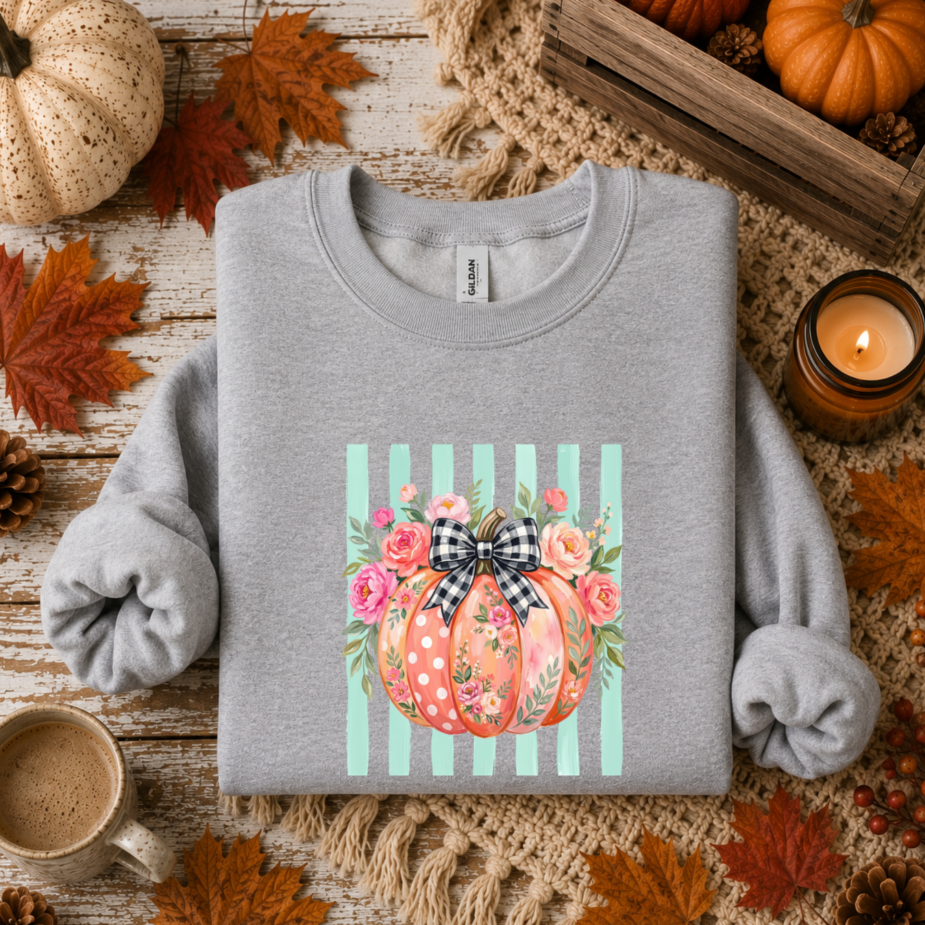 Pumpkin Stripes Tees/Crewnecks/Hoodies