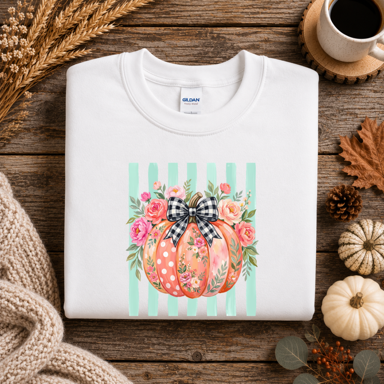 Pumpkin Stripes Tees/Crewnecks/Hoodies